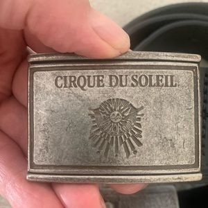 Leather belts Cirque du Soleil